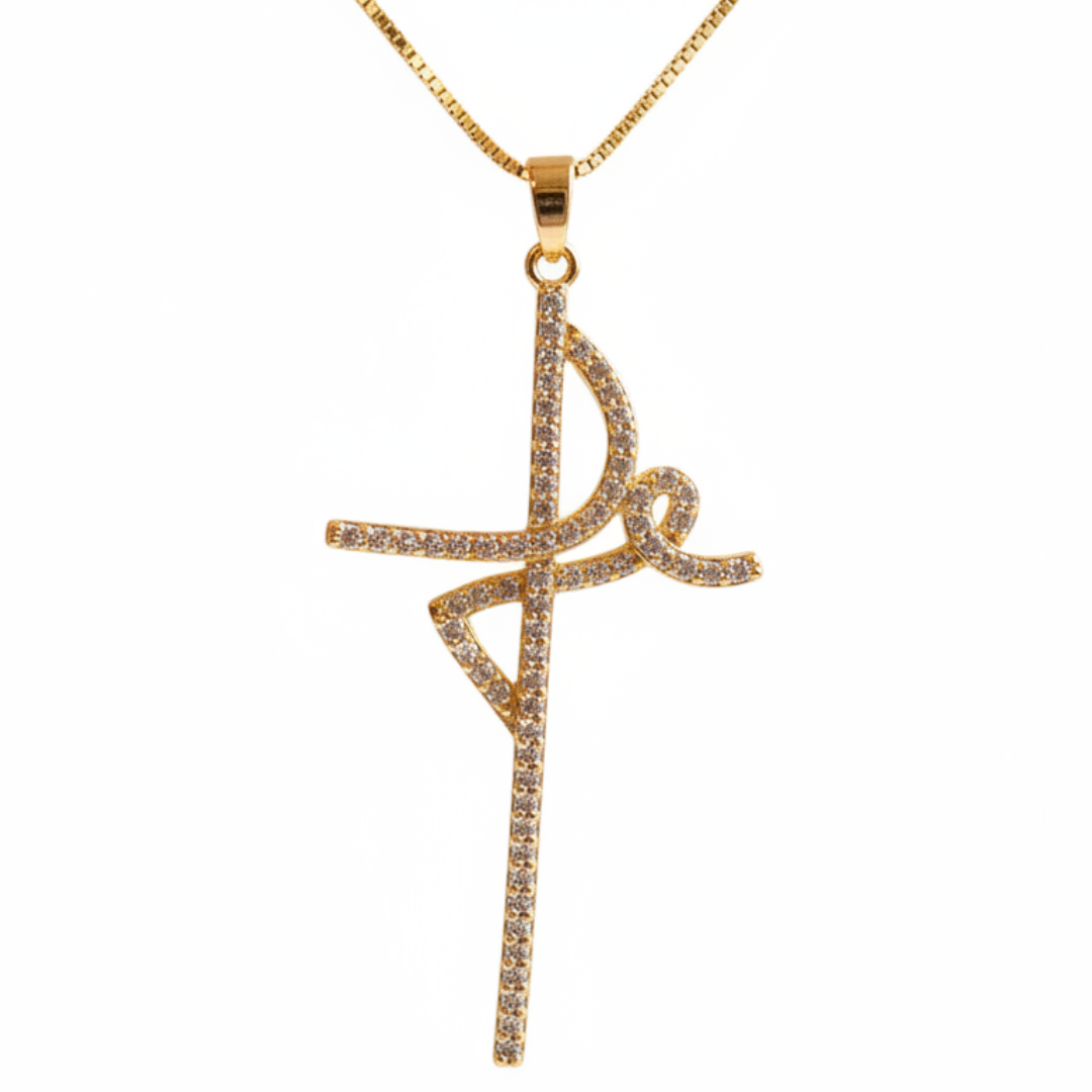 Faith Necklace with Zirconia Details