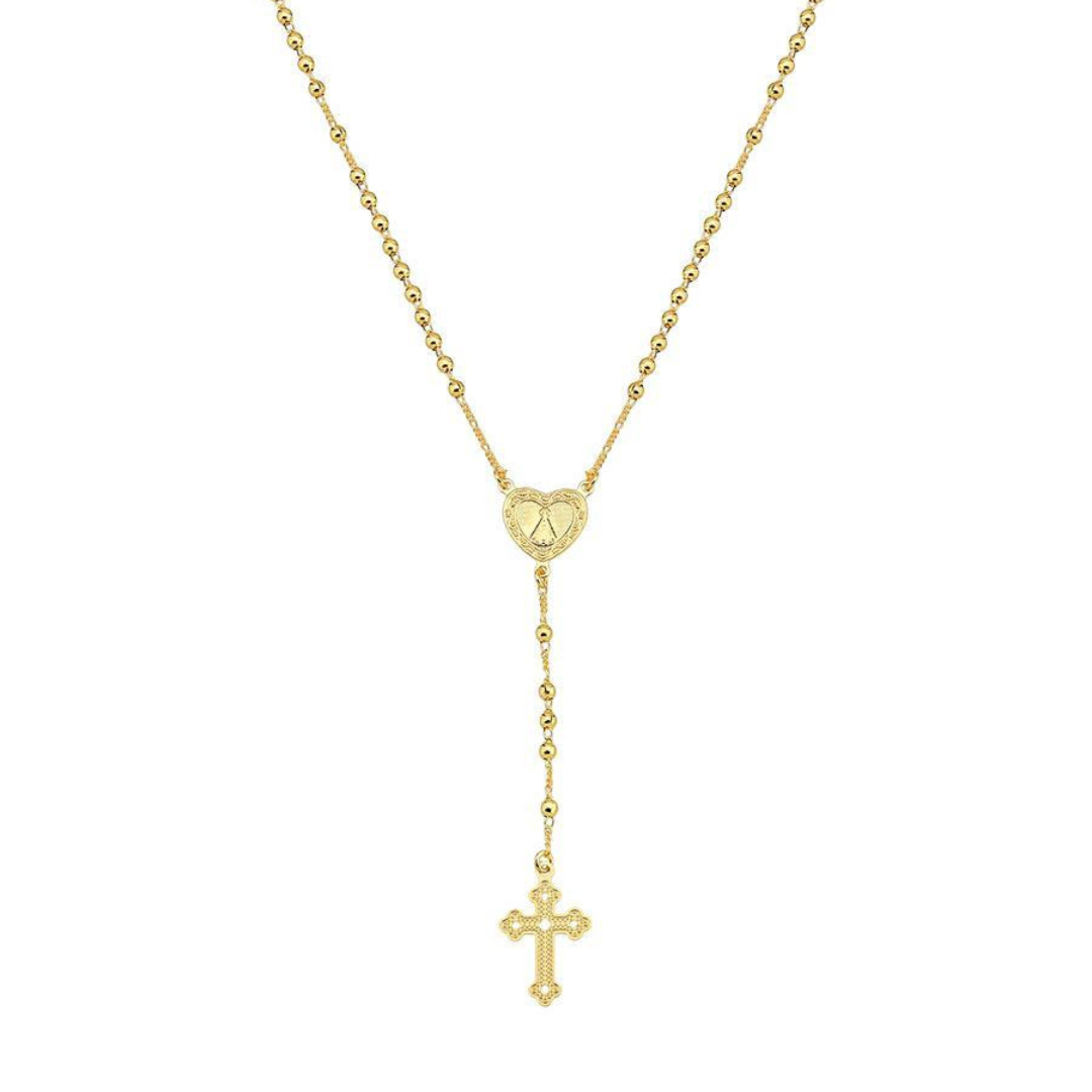 Rosary Necklace with Our Lady Aparecida Pendant