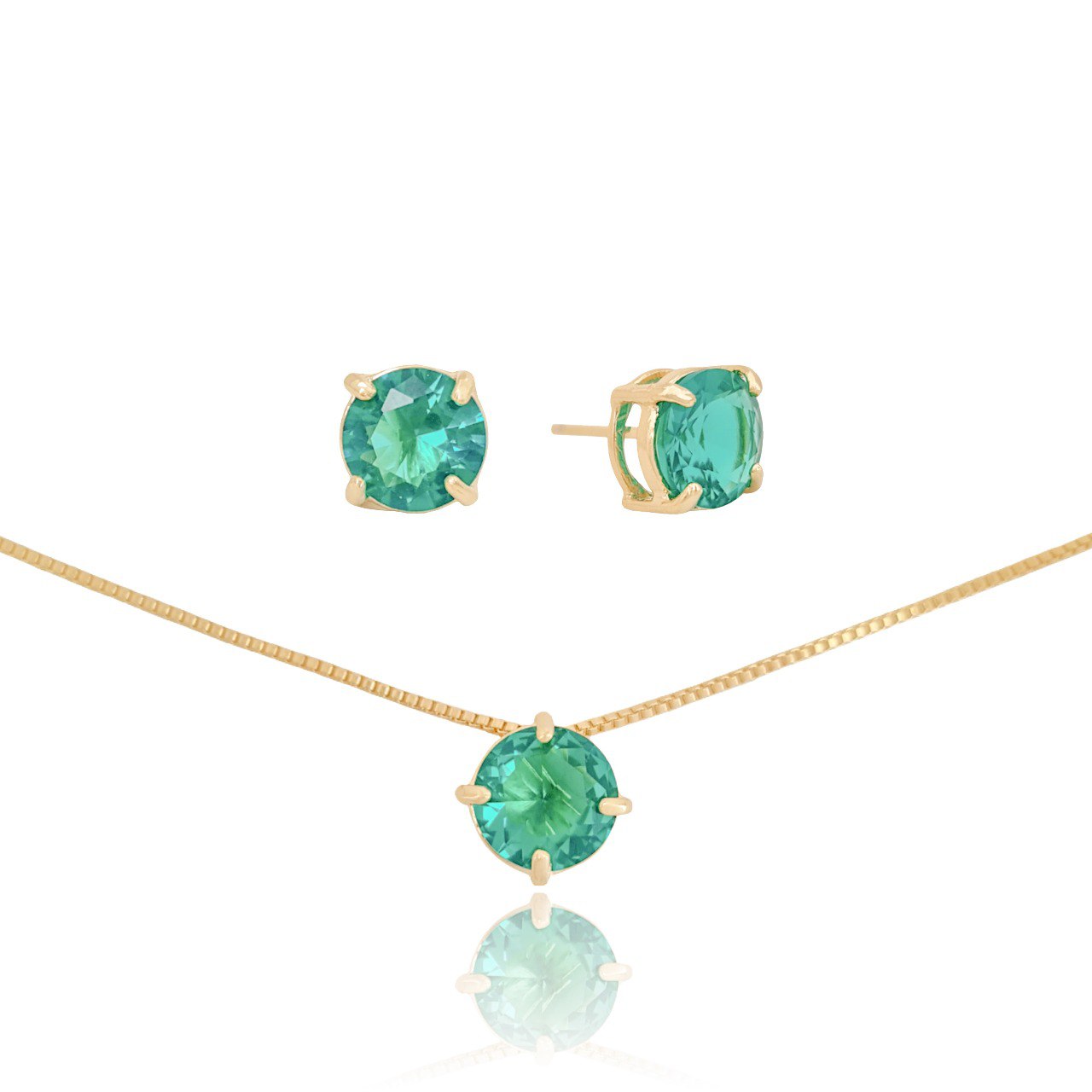 Conjunto Redondo Pedra Turmalina