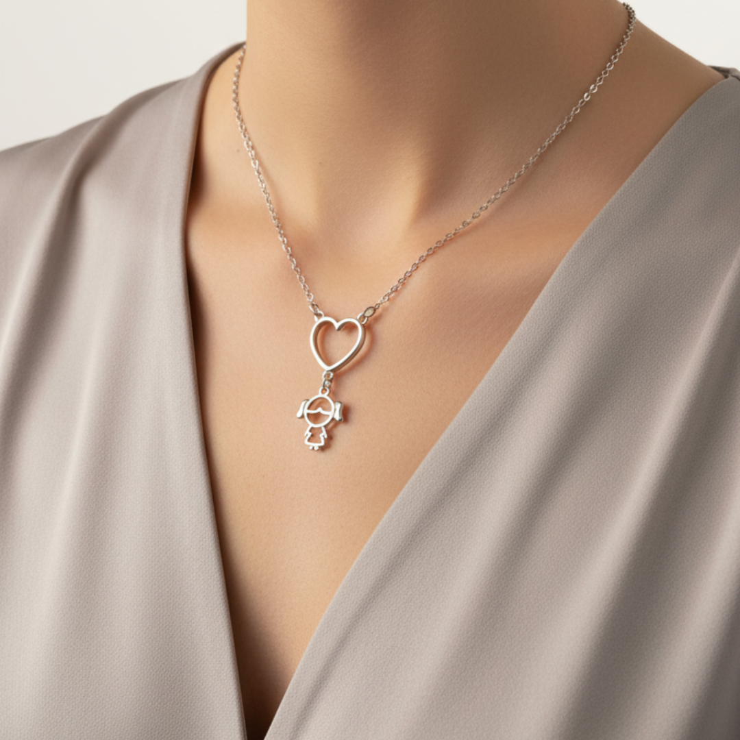 Girl Pendant Necklace
