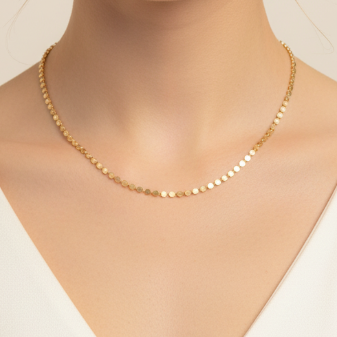 Choker with Round Details