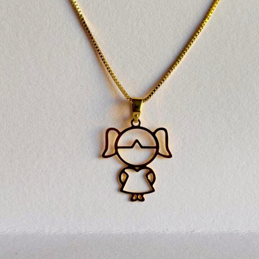 Gargantilha Pingente Menina
