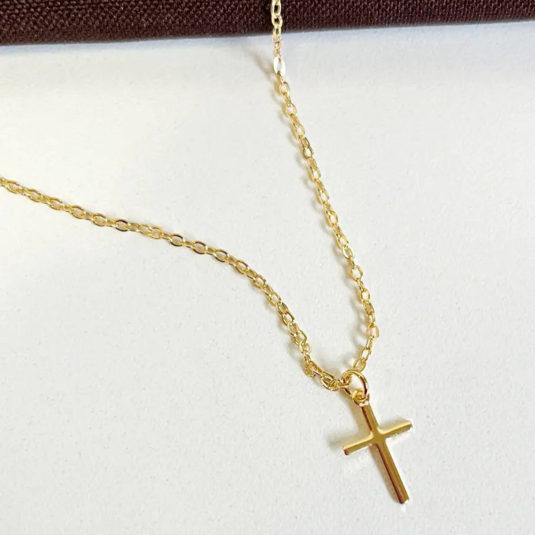 Gargantilha Crucifixo Liso